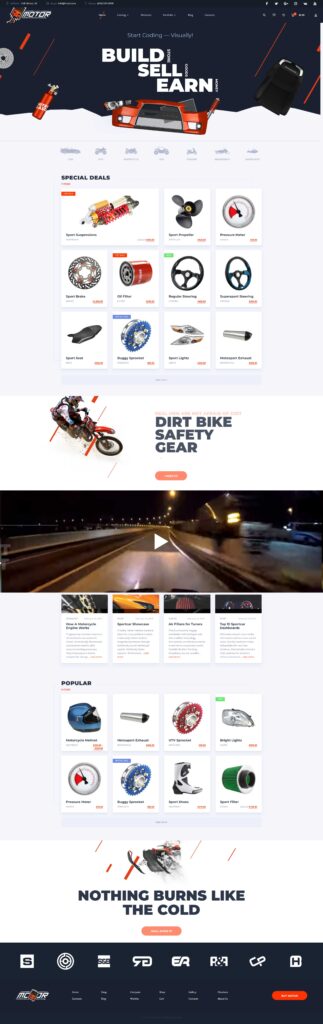 Motor – Cars, Parts, Service, Equipments and Accessories WooCommerce Store